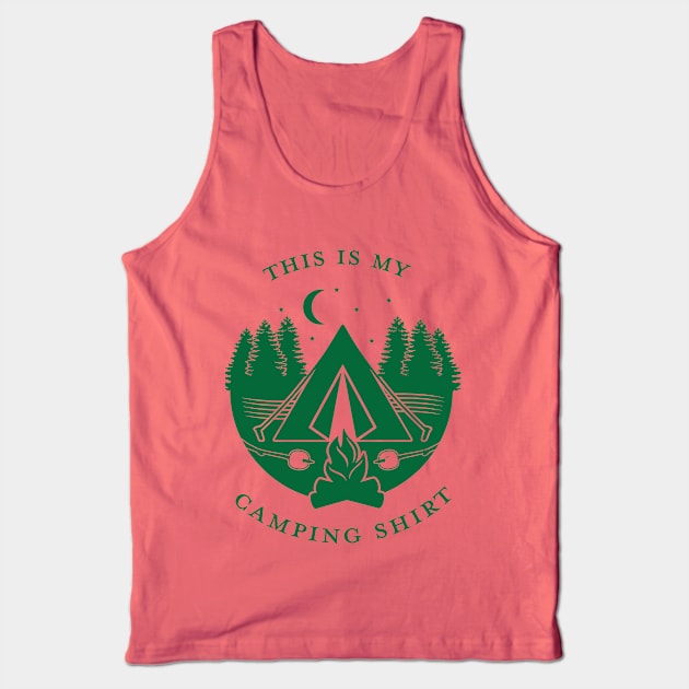 This is my camping T-shirt Tank Top by upursleeve